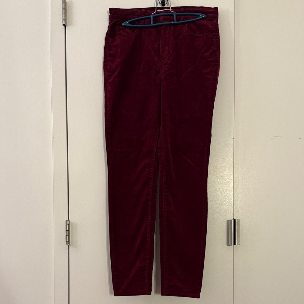 Loft Women’s Burgundy corduroy Pants